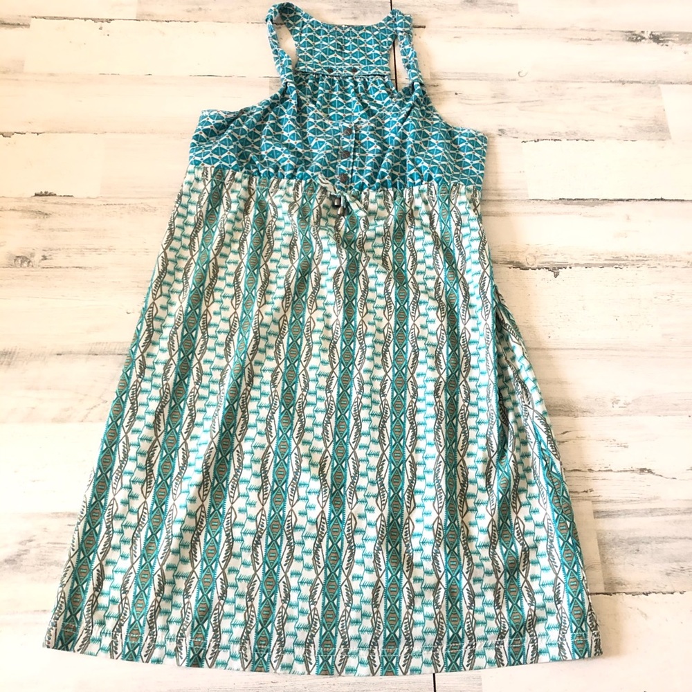 Athleta racer back dress green size 8